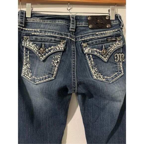 Miss Me Je5759el easy boot Embellished blue Jean 25 - Picture 8 of 9